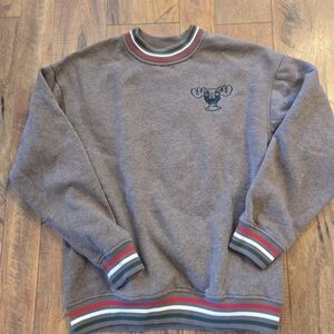 Women's Embroidered Heather Brown Griswold's Crewneck Sweatshirt